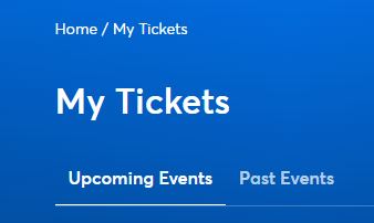 MyTickets Account